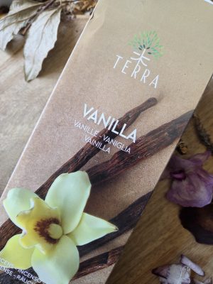 Encens Vanille – Chakra sacré (x20 bâtonnets)